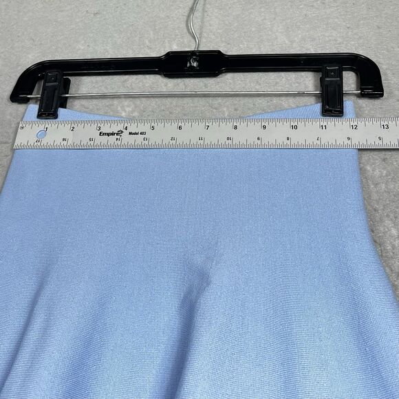 Jonathan Simkhai Skirt Womens Size Small Light Blue Knee Length Rayon Nylon - Picture 4 of 9